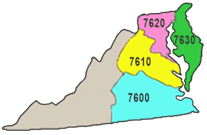 CPETS Districts Map